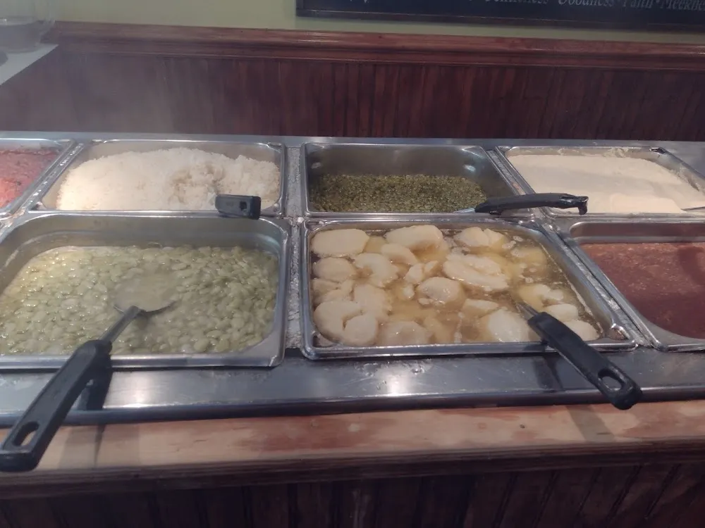 Baby Lima Beans Mashed Potatoes Pork Chops and Gravy