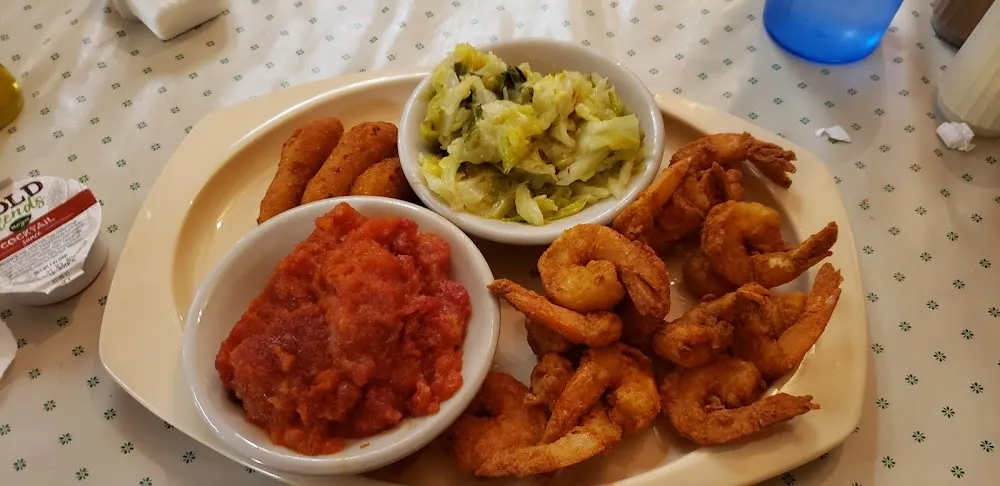 Fried Shrimp Cabbage Tomato Pudding